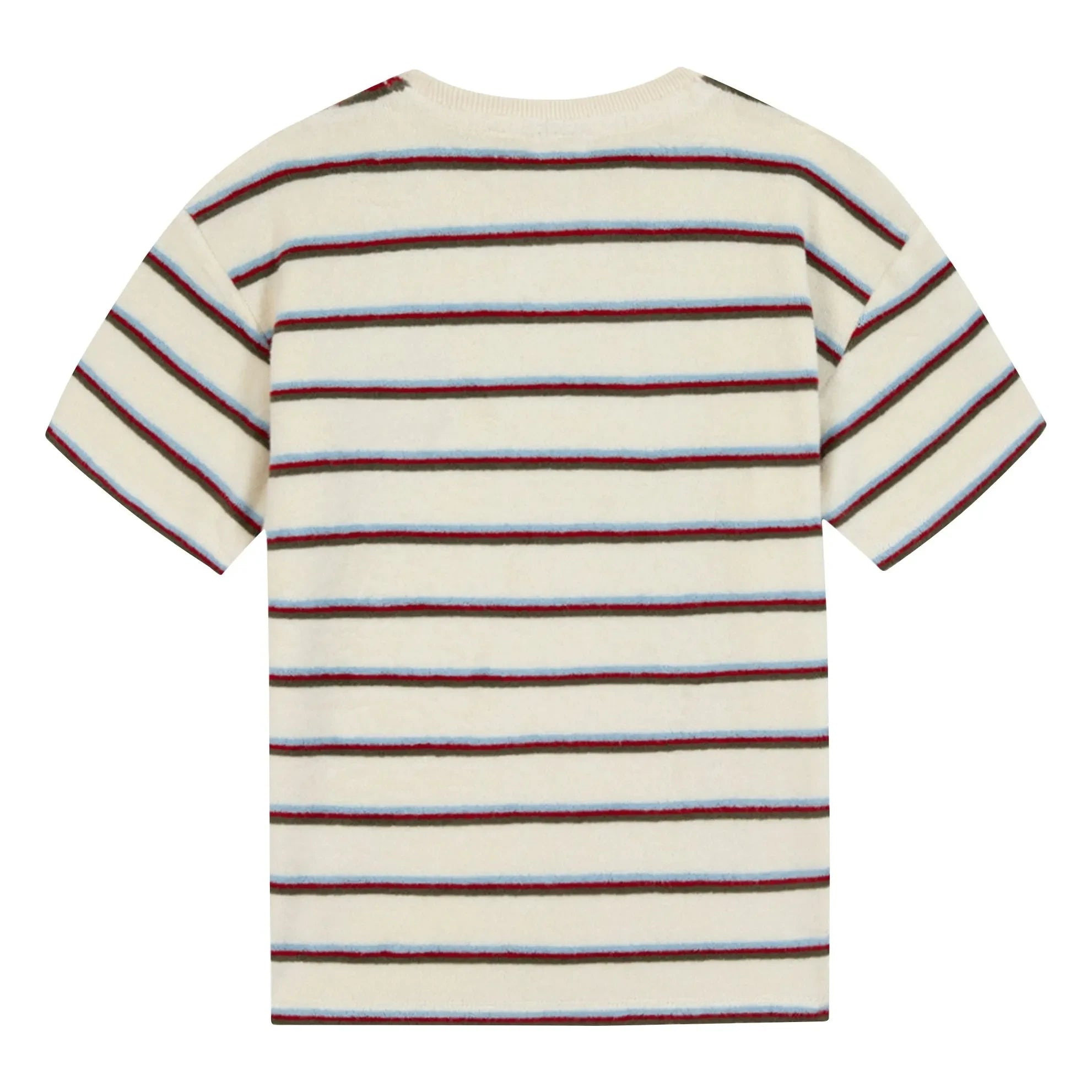 Bonton - Livo Camiseta de Rayas con Toalla | Blanco