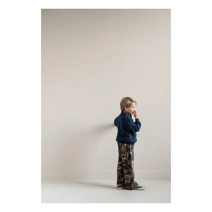Jenest - Cameron organik pamuk polo yaka sweatshirt | Lacivert