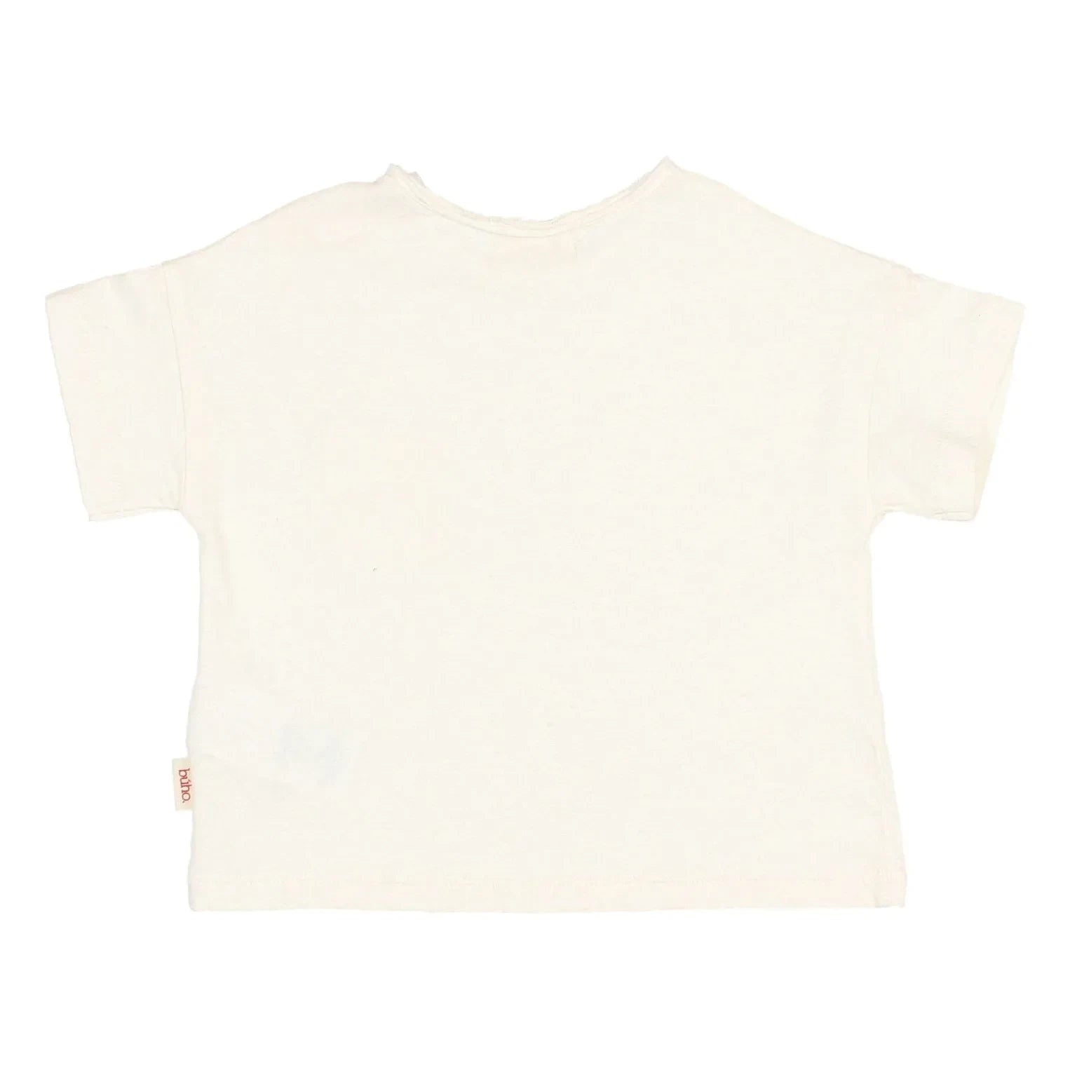 Búho - Camiseta de lino con bolsillo | Blanco
