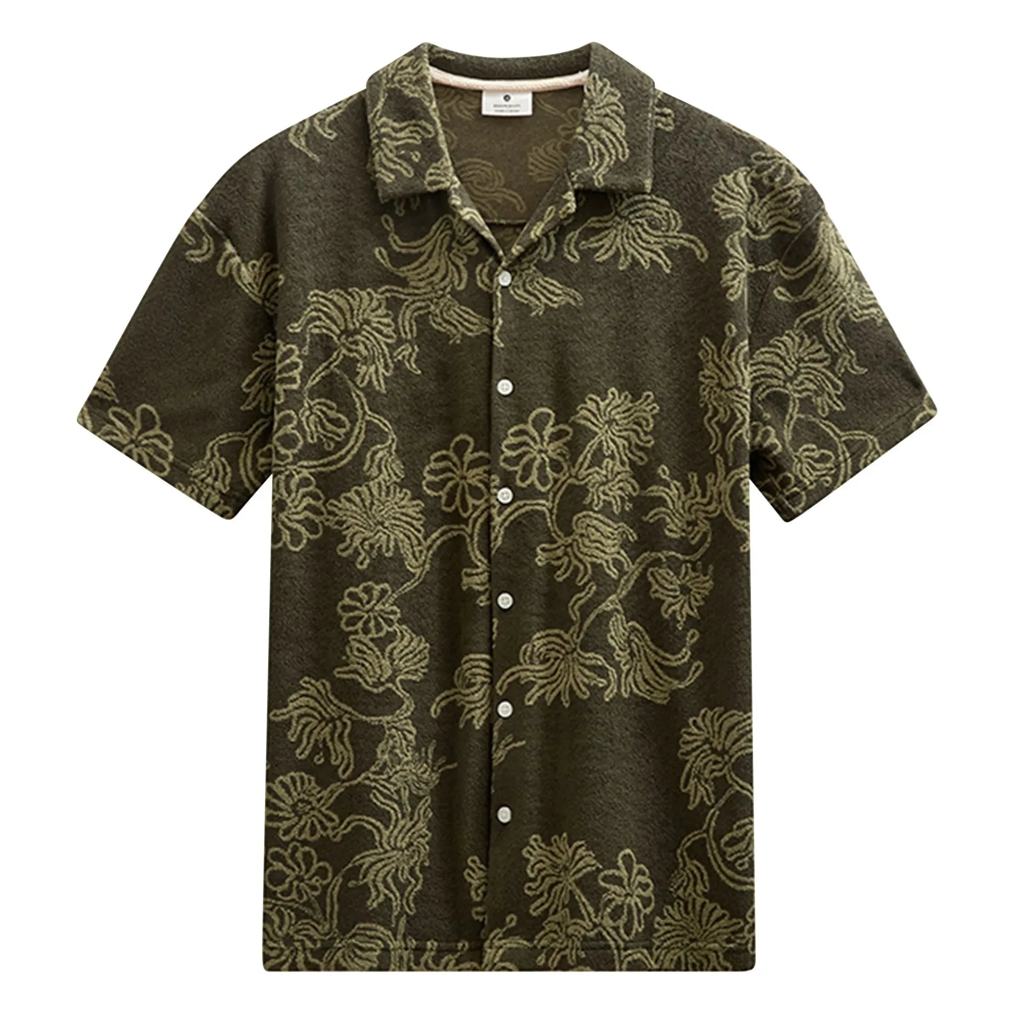 Anerkjendt - Camisa de rizo Akleander | Verde oscuro