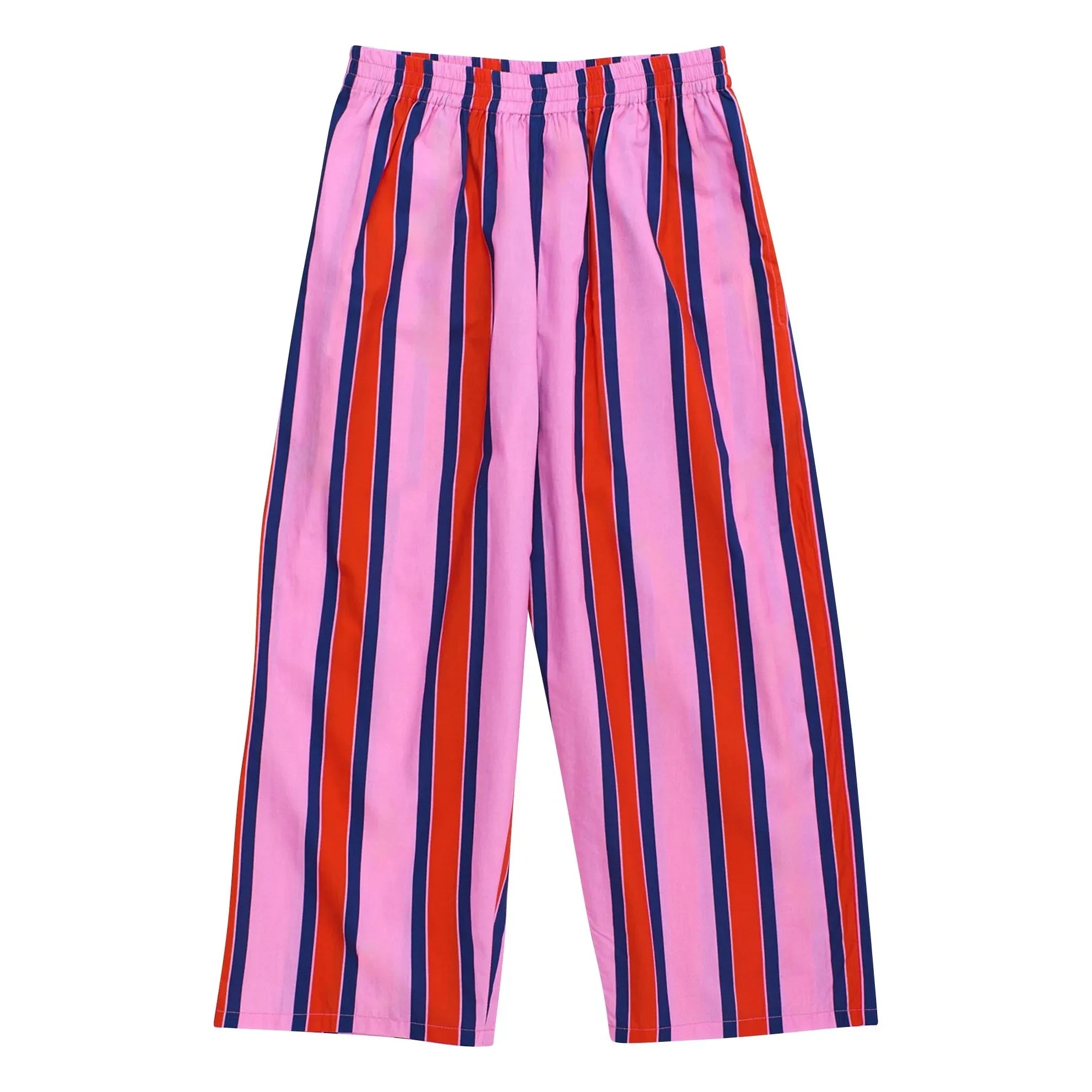 Maison Mangostan - Pantalones a Rayas | Rosa
