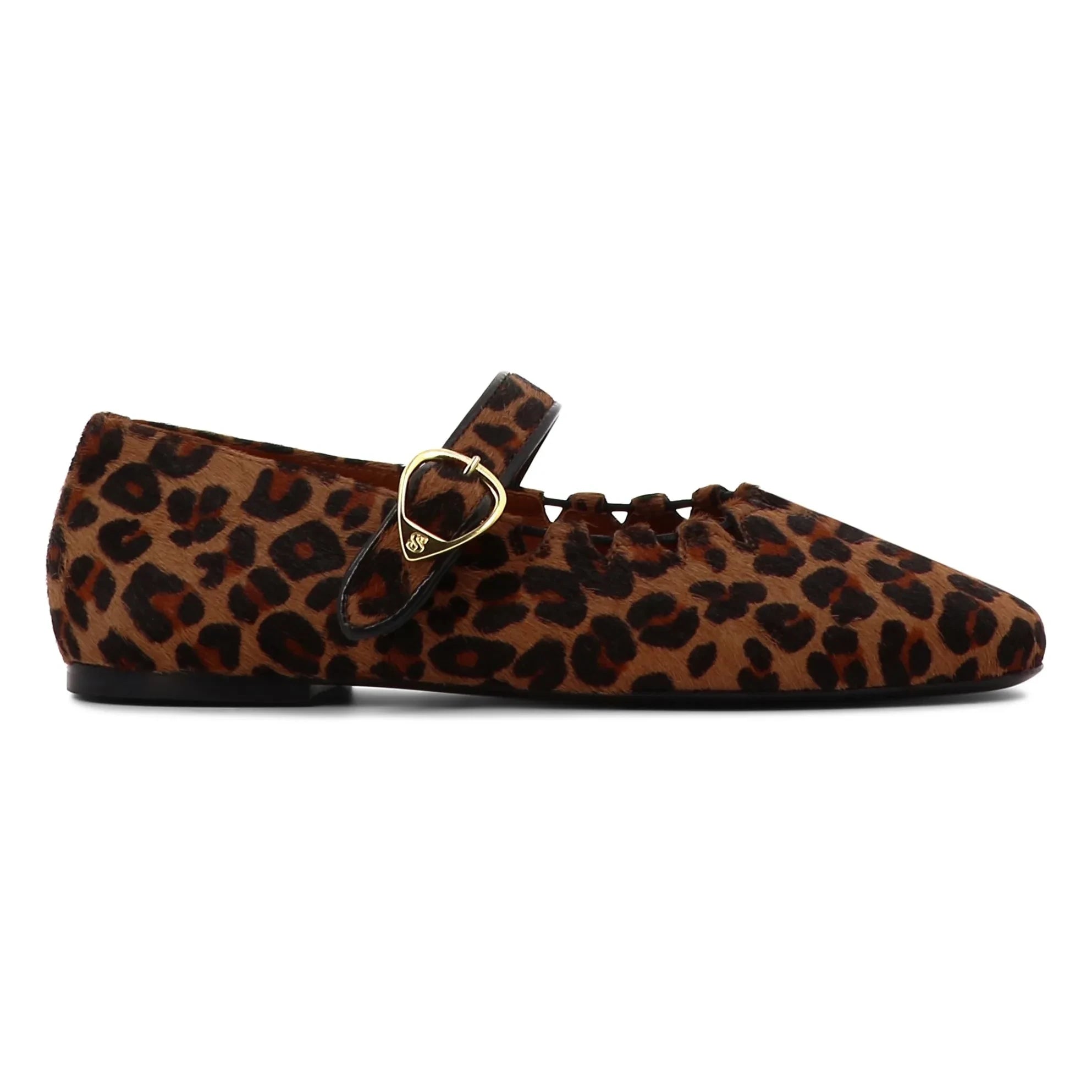 Socque Paris - Bailarina Ginger Leopardo | Marrón