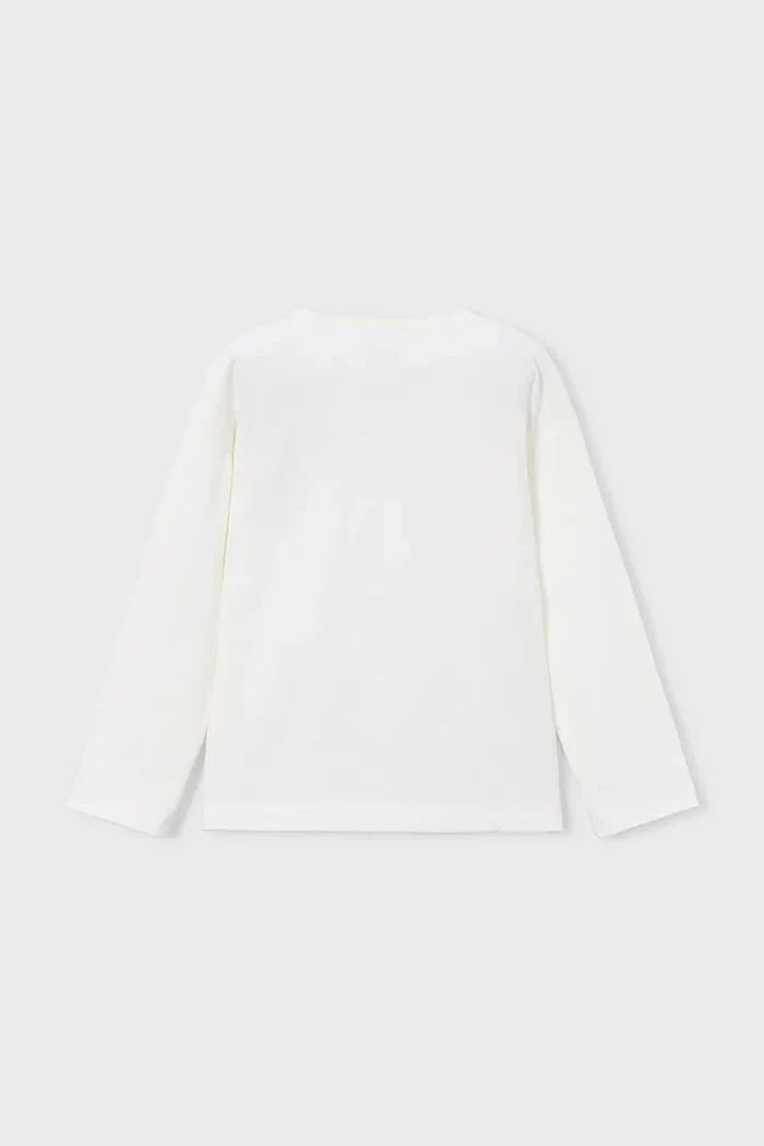 Blusa de manga larga de algodón para niños Mayoral