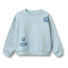 Wheat - Sudadera de algodón orgánico Casey | Azul claro
