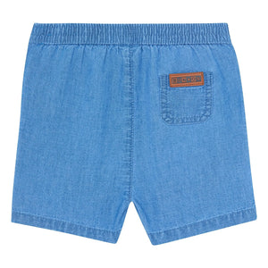 Bonton - Pantalón corto Lyon Chambray | Azul vaquero