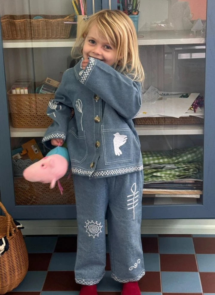 SISSEL EDELBO - Chaqueta My Denim - Colección infantil | Azul claro