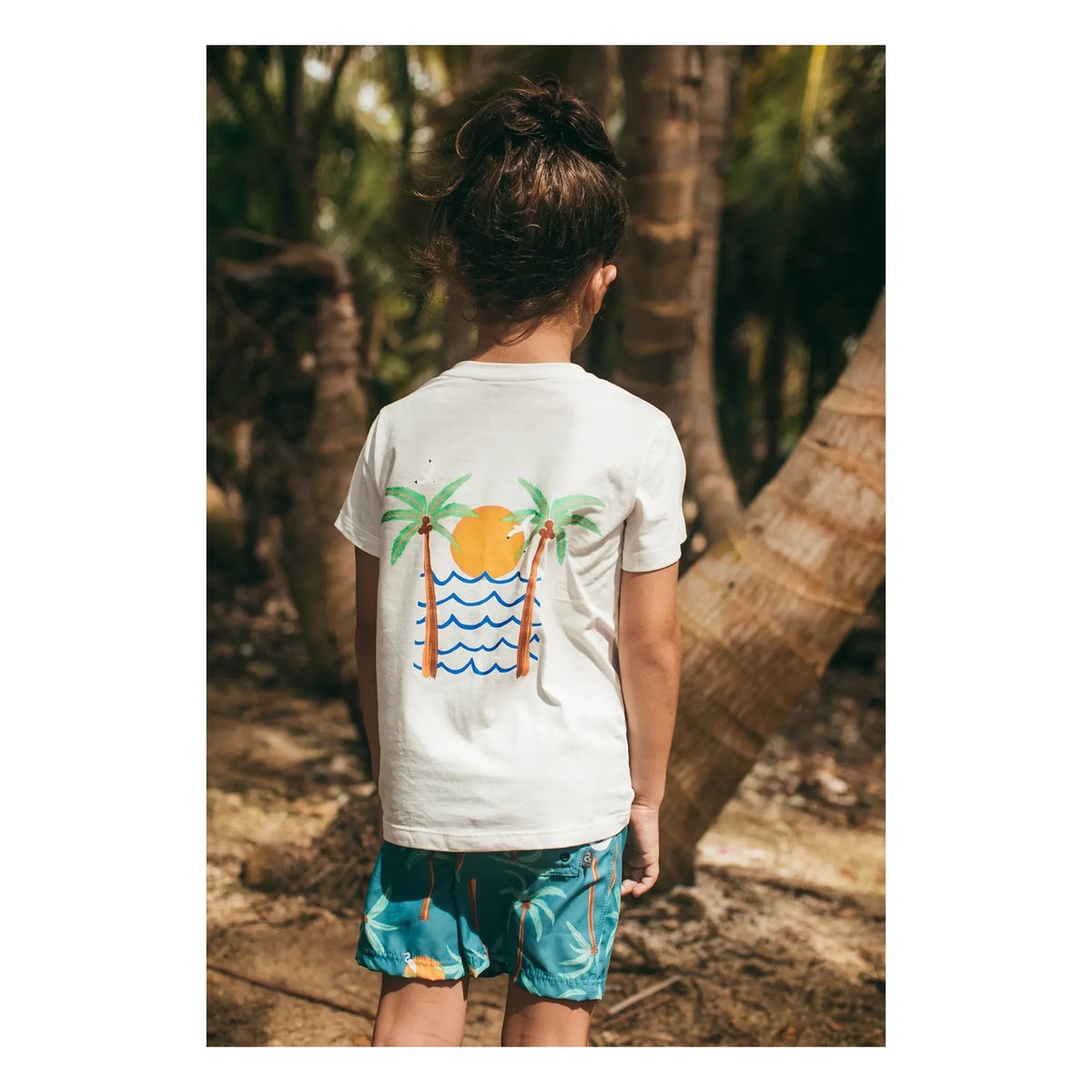 Camiseta estampada Pepita & Me - Isla Bonita | Blanca