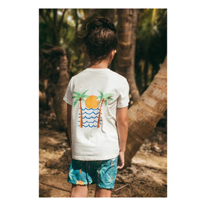 Camiseta estampada Pepita & Me - Isla Bonita | Blanca