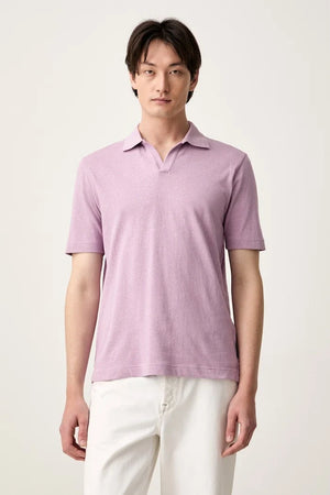 Polo para hombre Marc O'Polo con detalles de lino