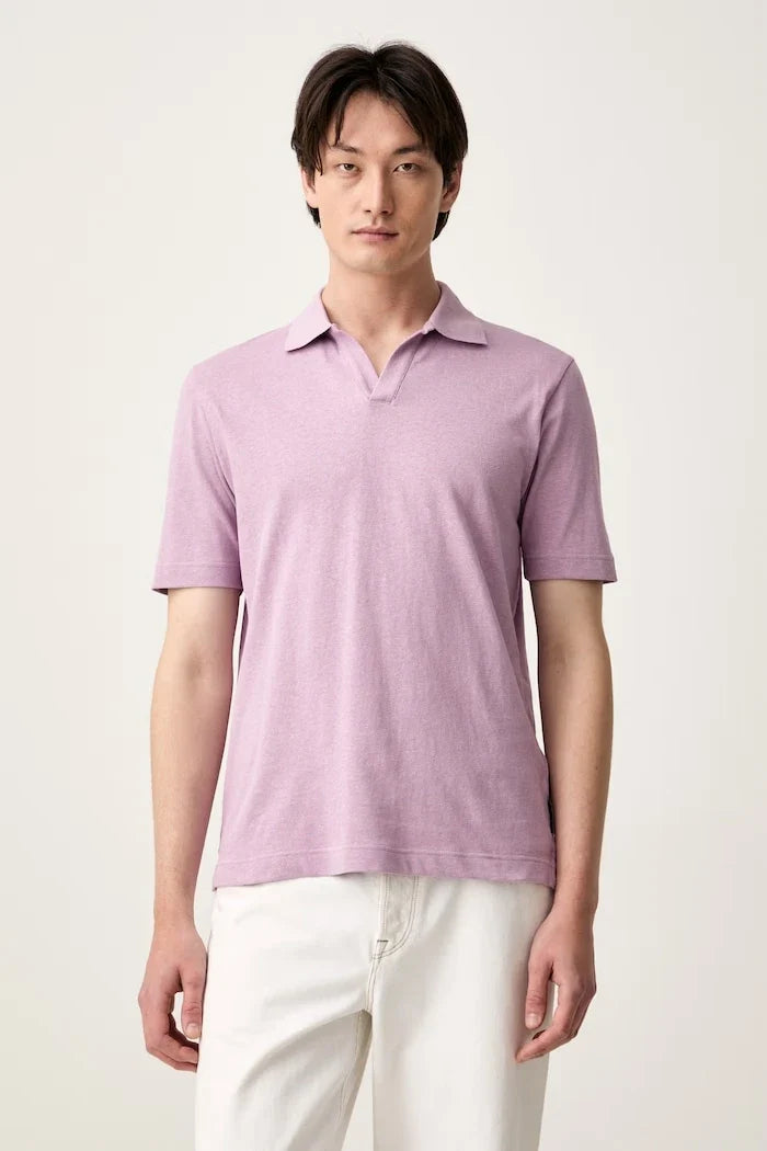Polo para hombre Marc O'Polo con detalles de lino