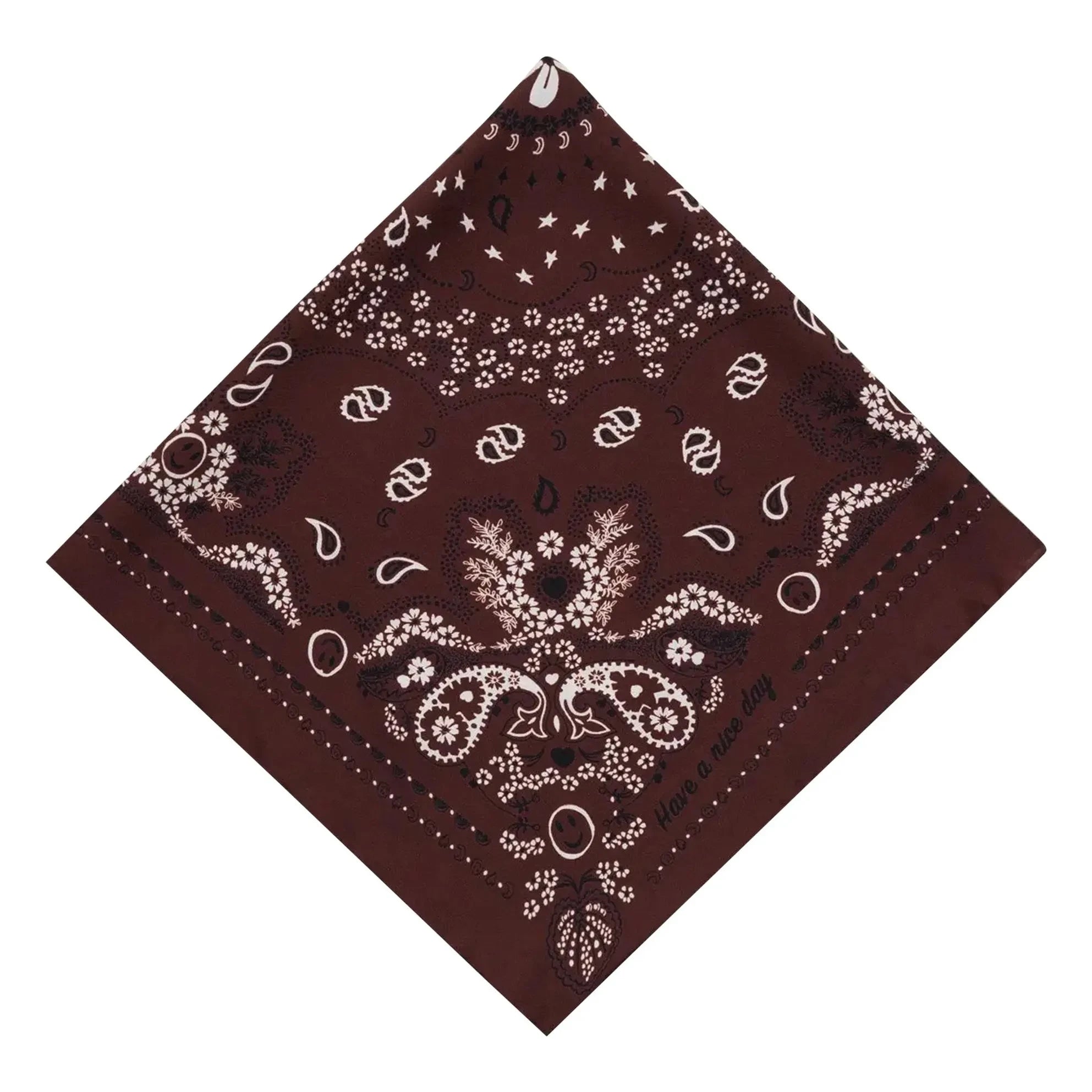 Call it by your name - Pequeña Bandana de Seda | Marrón
