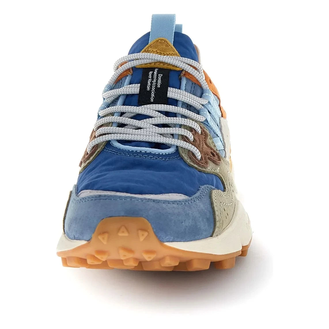 Flower Mountain - Zapatillas de ante y nailon Yamano 3 | Azul grisáceo