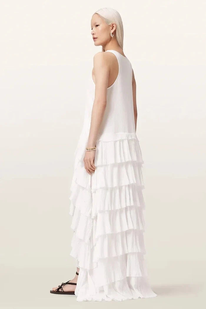 AllSaints vestido de algodón CAVARLY