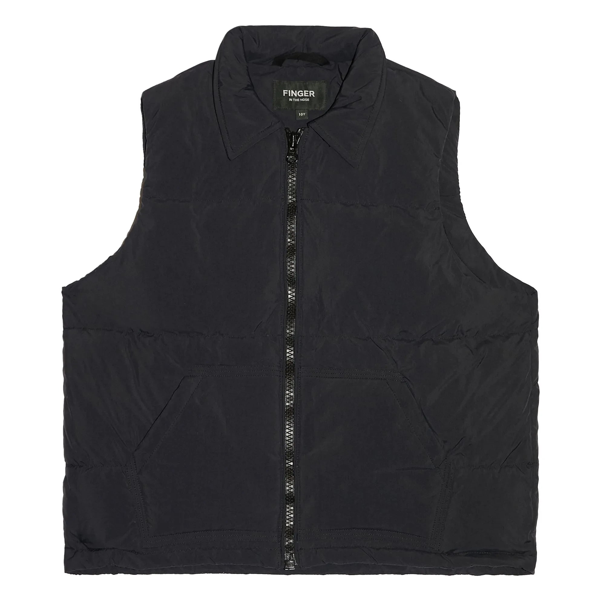 Finger in the nose - Snowshirt Genuine Down Chaleco sin mangas | Negro