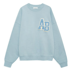 Anine Bing - Sudadera oversize Miles Letterman | Azul Claro