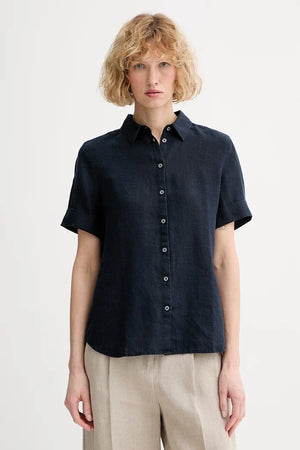 Camisa de safari de lino para mujer Marc O'Polo
