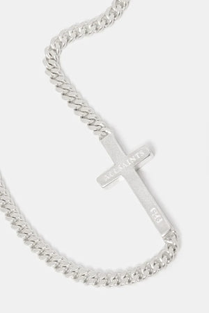 Pulsera plateada AllSaints para mujer
