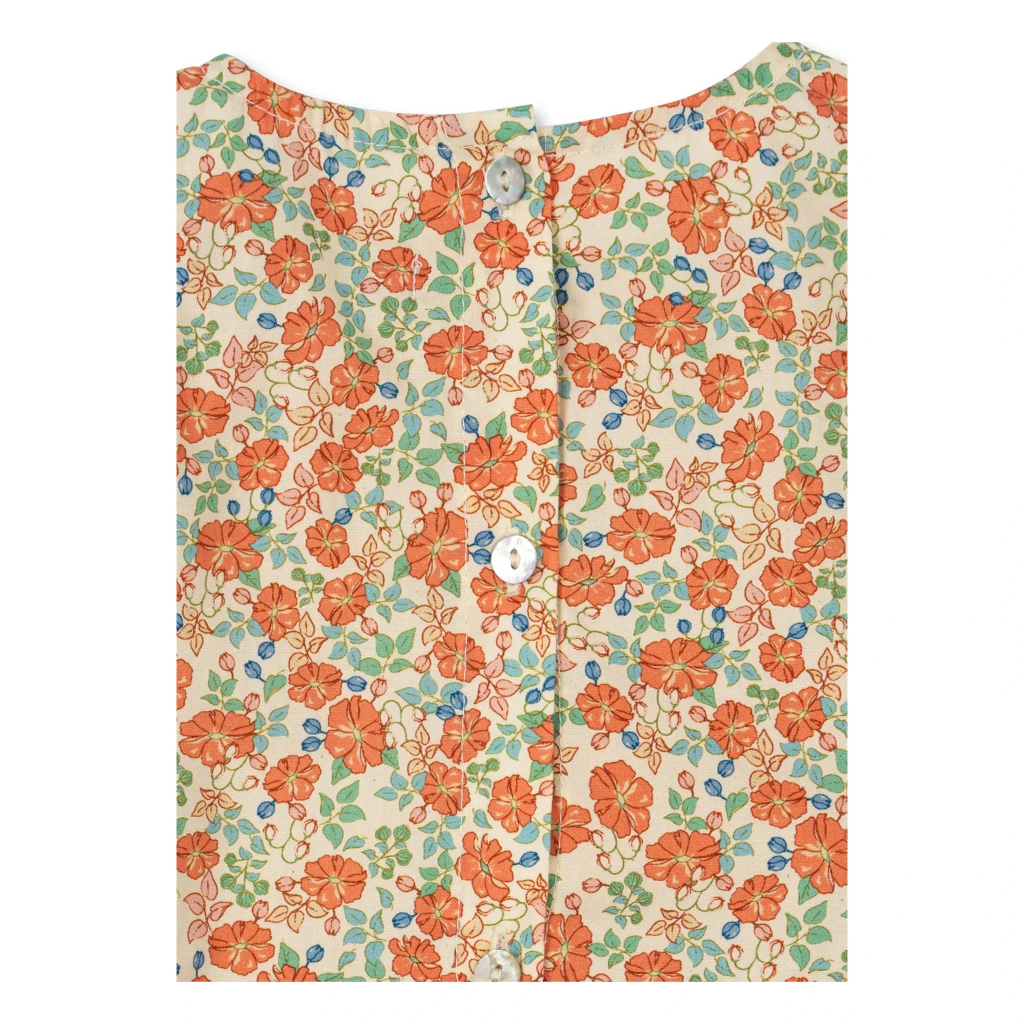Konges Sløjd - Blusa Verbena de algodón orgánico | Naranja