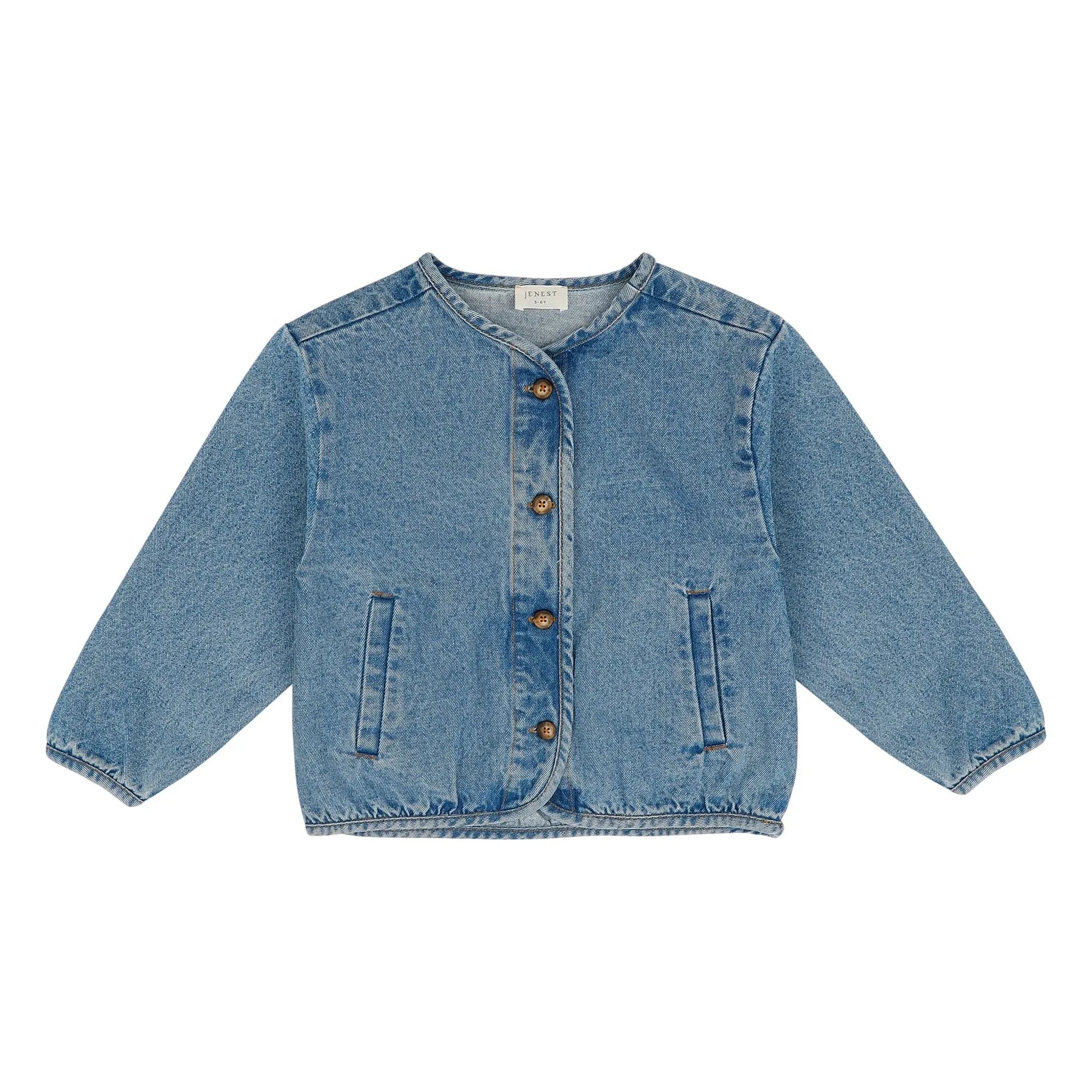Jenest - Chaqueta vaquera de algodón orgánico Bobbi | Azul
