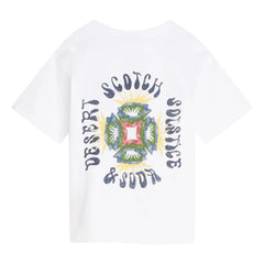 Scotch & Soda - Camiseta con estampado de logotipo | Blanco