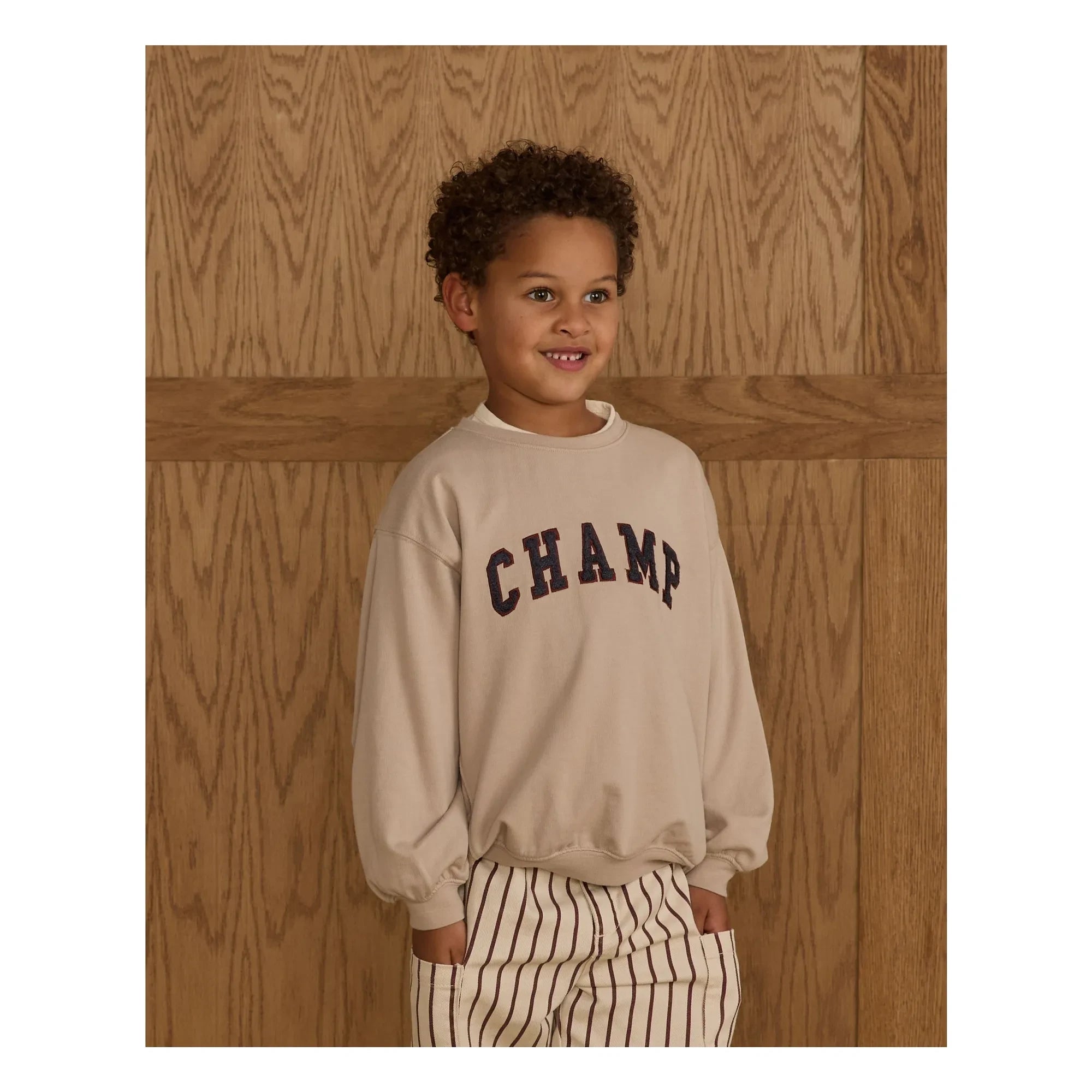 Rylee + Cru - Sudadera Champ Mini | Piedra