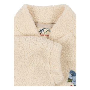Konges Sløjd - Jazz Sherpa Chaqueta Cherry Fibras recicladas | Crema