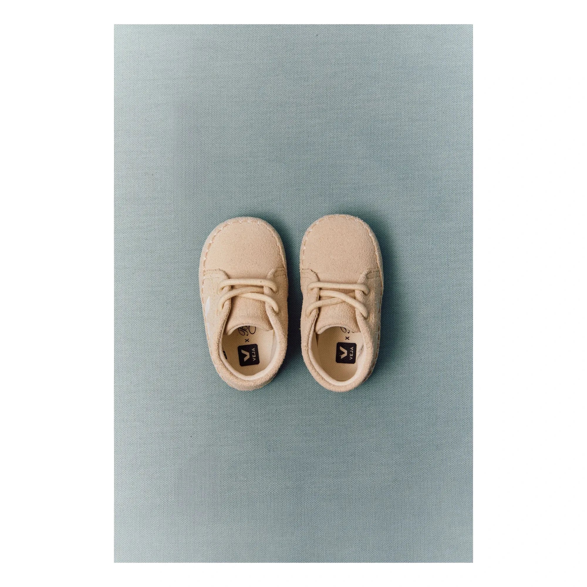Veja - Zapatillas de ante con cordones para bebé Veja x Bonpoint | Beige arena