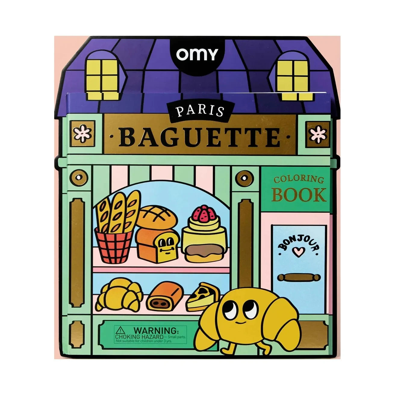 Omy - Libro para colorear Boutique - Baguette francesa