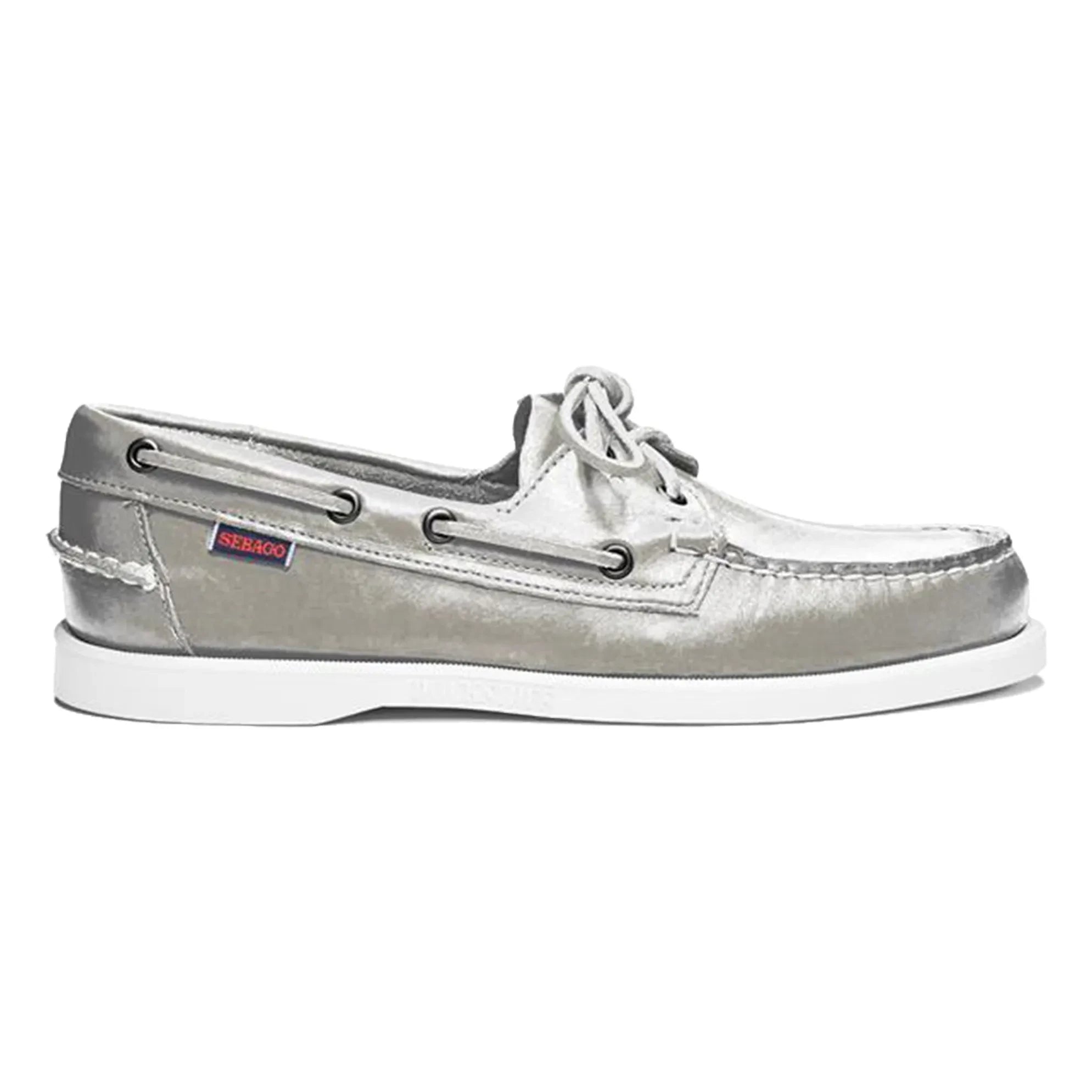 Sebago - Mocasines Docksides Portland Met | Plateado