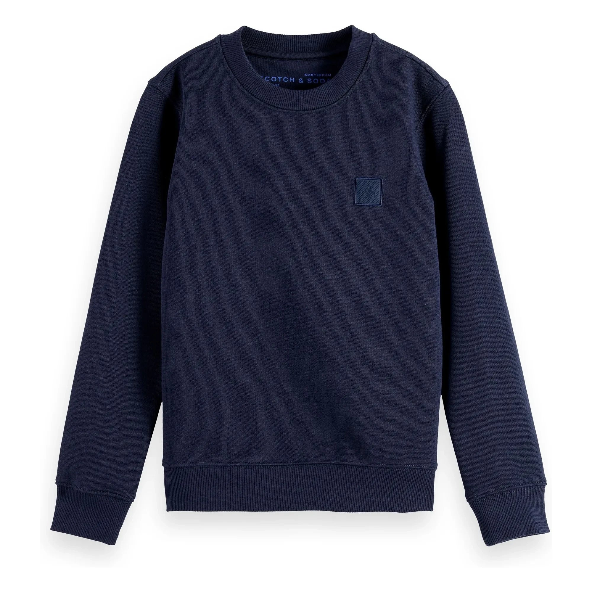 Scotch & Soda - Sudadera con logotipo y distintivo | Azul marino
