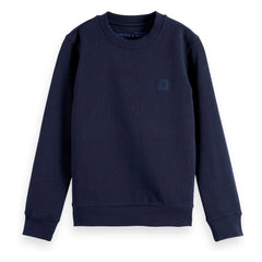 Scotch & Soda - Sudadera con logotipo y distintivo | Azul marino