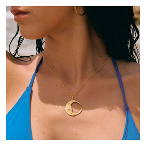 Alhaja - Collar Luna | Oro