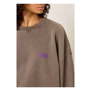 American Vintage - Sudadera de algodón Plizzy | Marrón