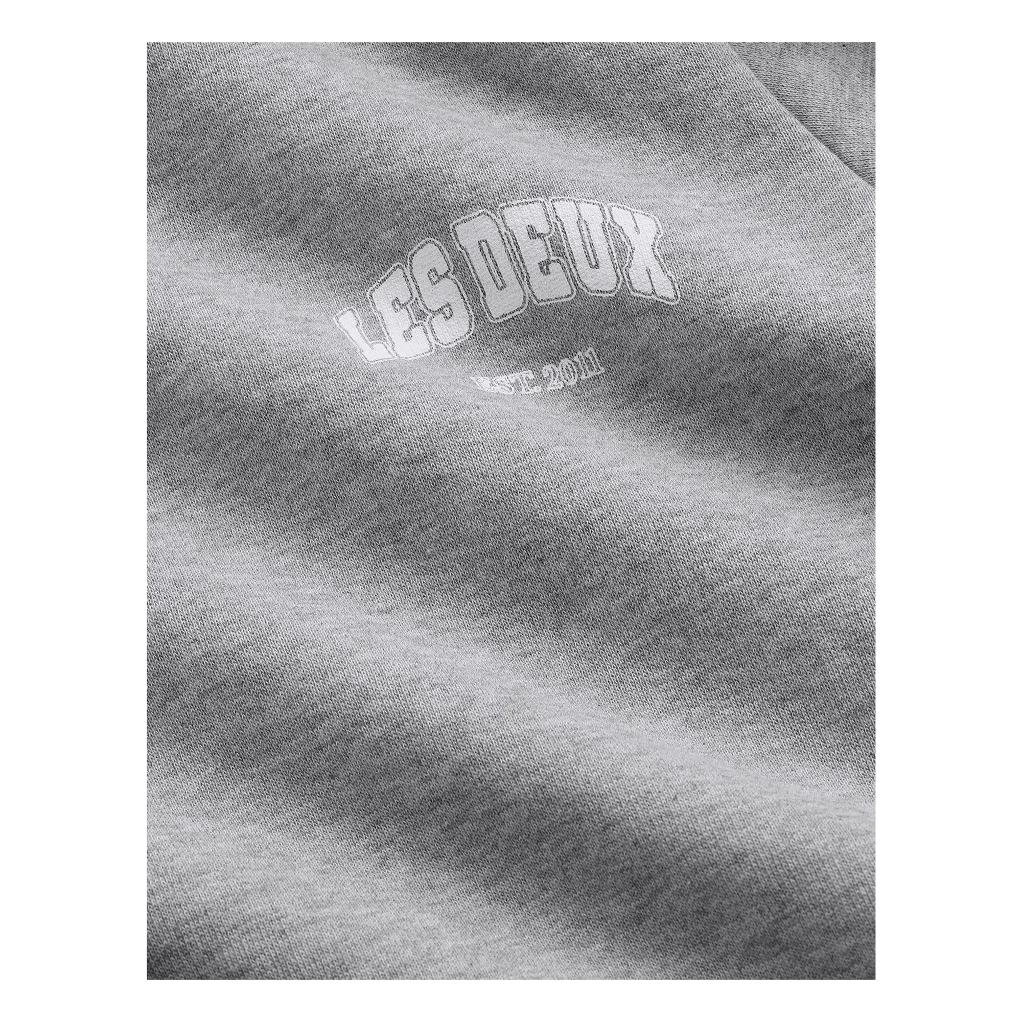 Les Deux - Sudadera de algodón orgánico con capucha | Gris