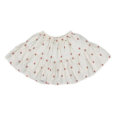 Donsje - Falda Lazie Fleurs Tencel | Crudo