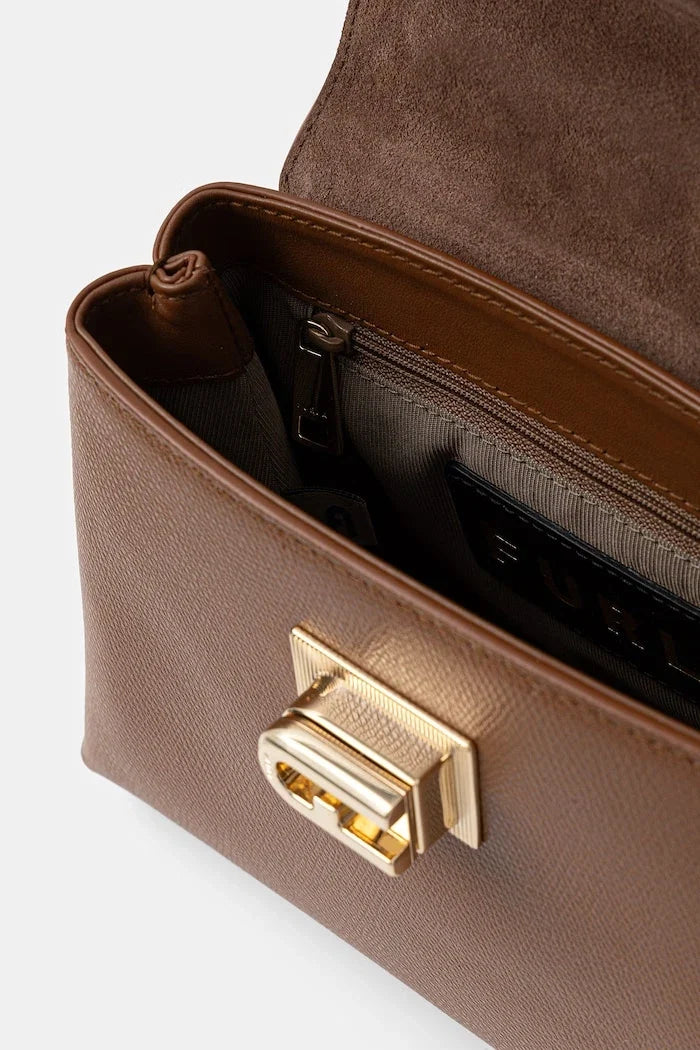 Bolso estructurado de cuero para mujer Furla