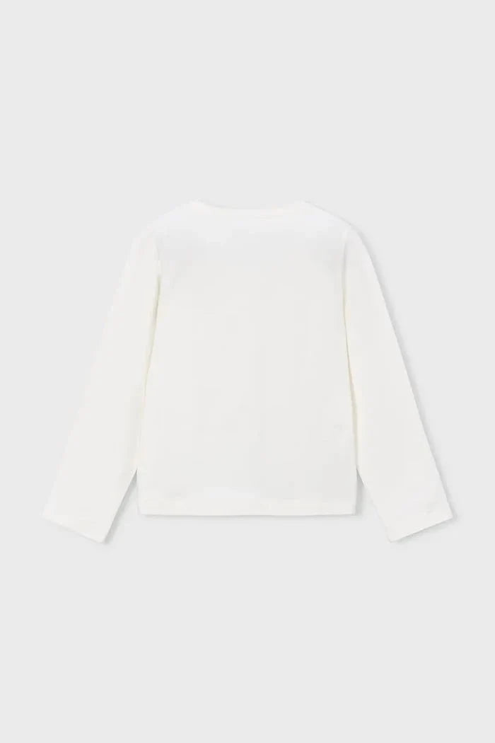 Blusa de manga larga Mayoral de algodón y elastano para niños