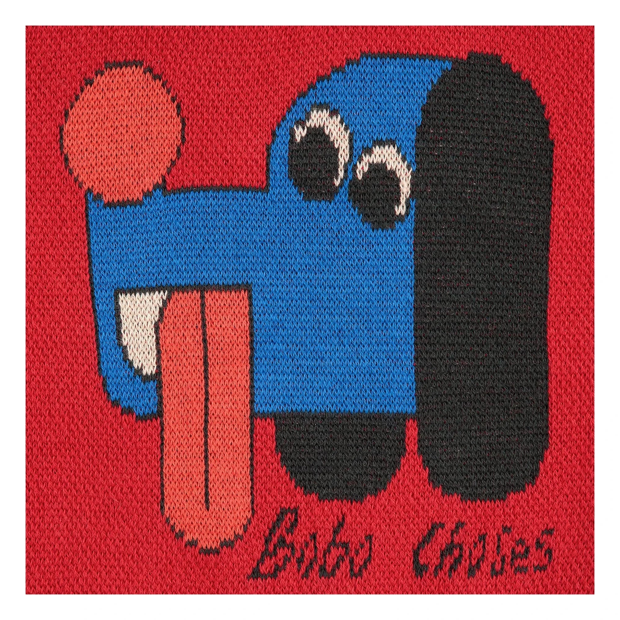 Bobo Choses - Jersey de perro de algodón orgánico colorblock Bebé | Rojo