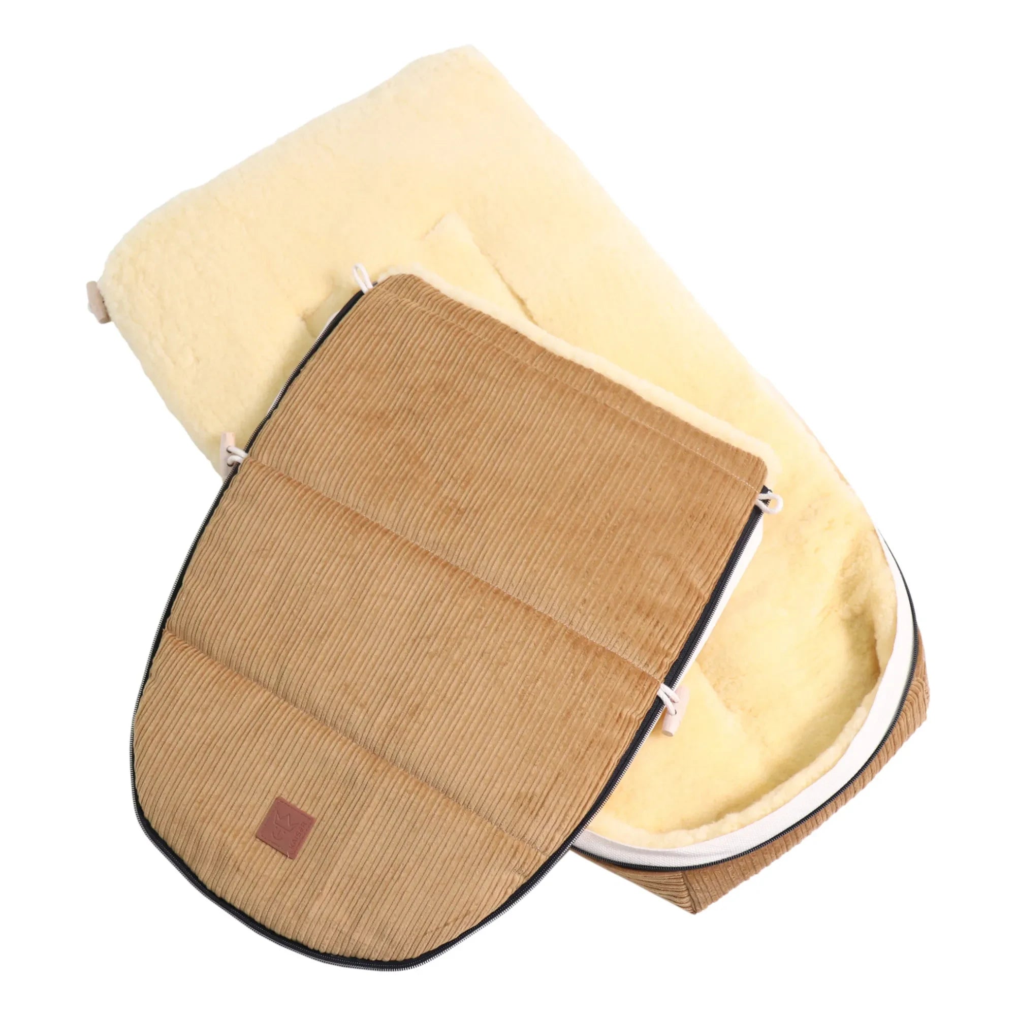 Kaiser - Saco universal para los pies de cordero Filius | Camel