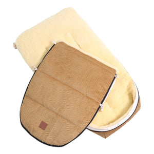 Kaiser - Saco universal para los pies de cordero Filius | Camel