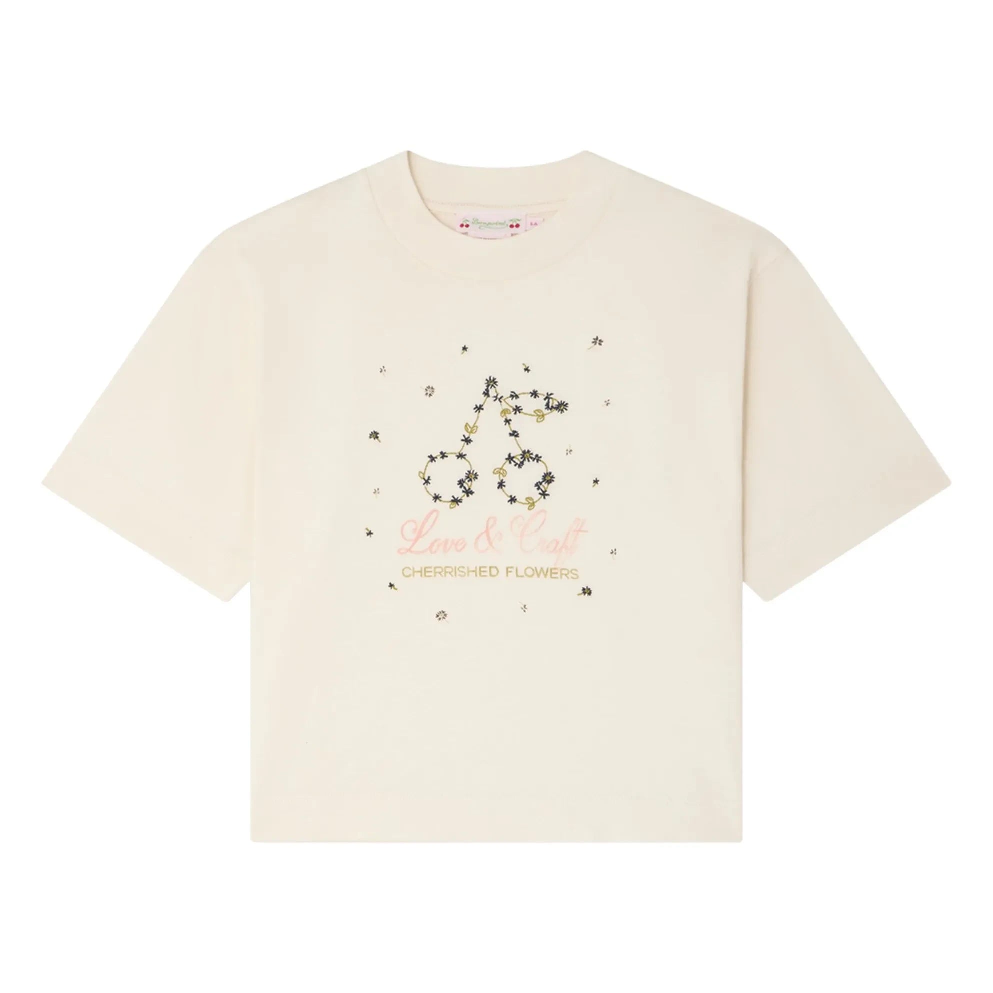 Bonpoint - Camiseta de algodón orgánico Lele | Crema