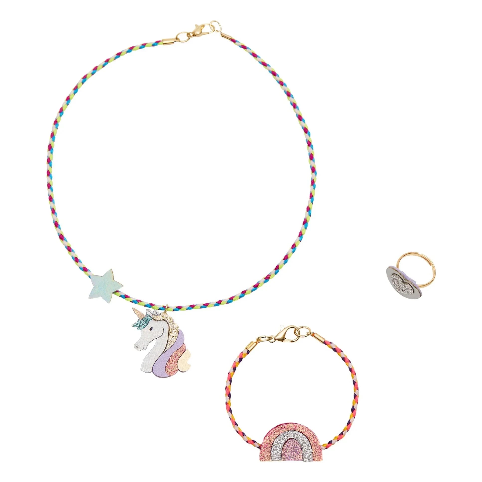 Mimi & Lula - Set de joyas de unicornio | Rosa