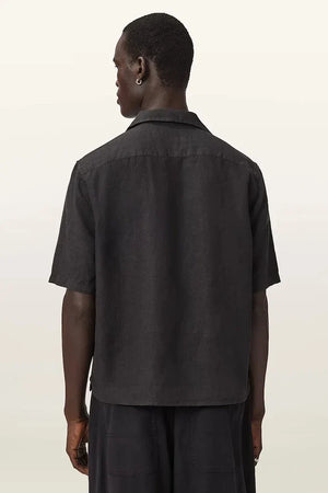 Camisa de lino para hombre AllSaints KLAVICLE