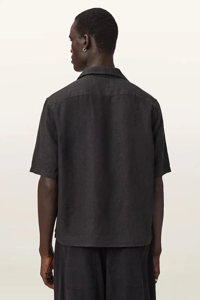 Camisa de lino para hombre AllSaints KLAVICLE