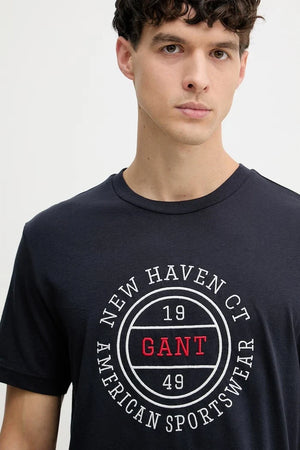 Camiseta de algodón para hombre Gant