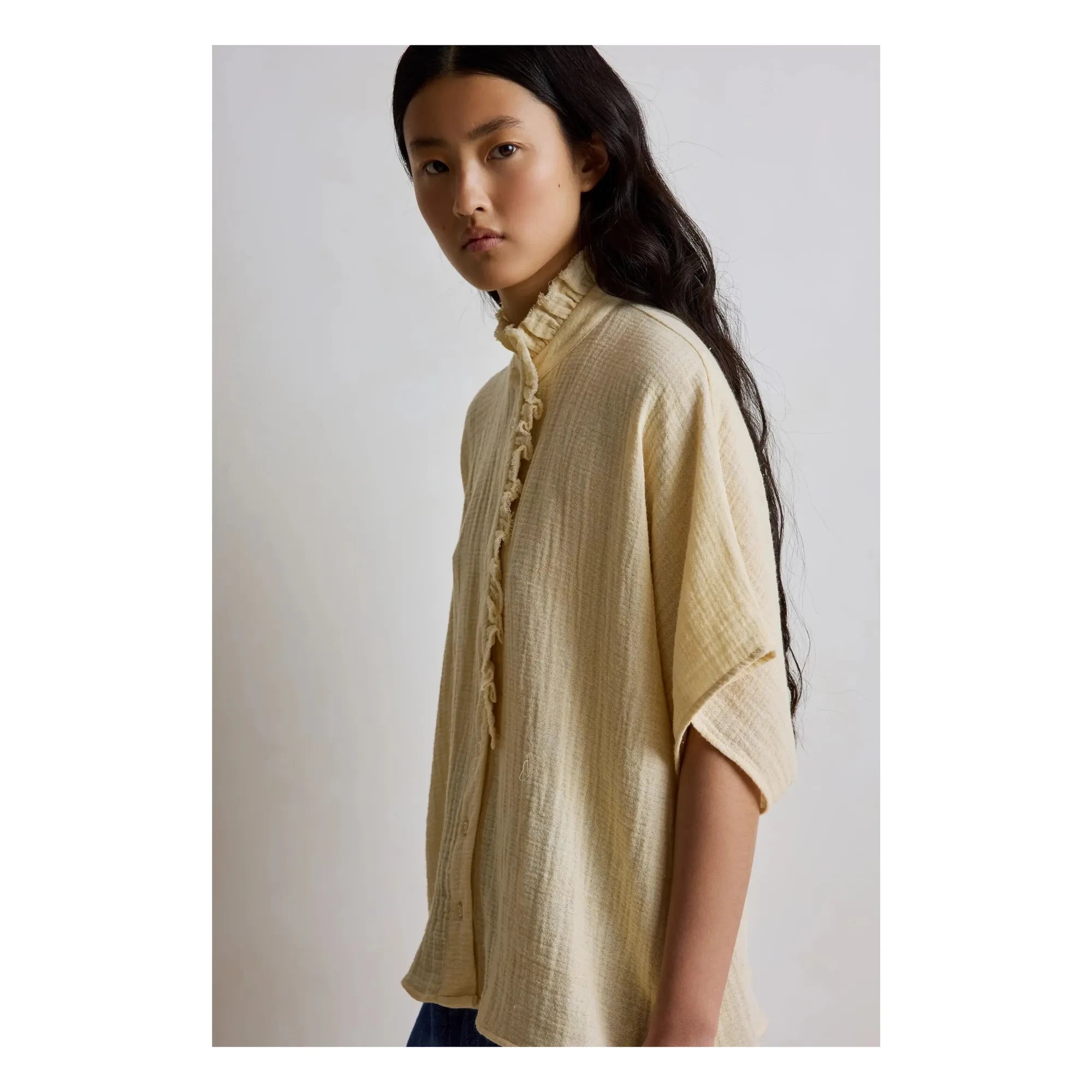Hod - Camisa de algodón Natasha | Crema