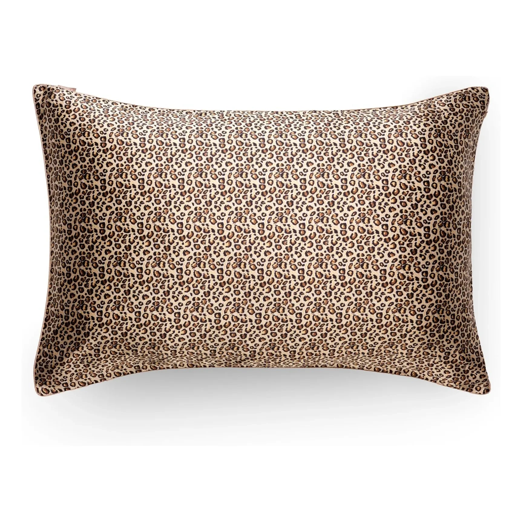 Emily's Pillow - Funda de almohada de seda de morera con estampado de leopardo