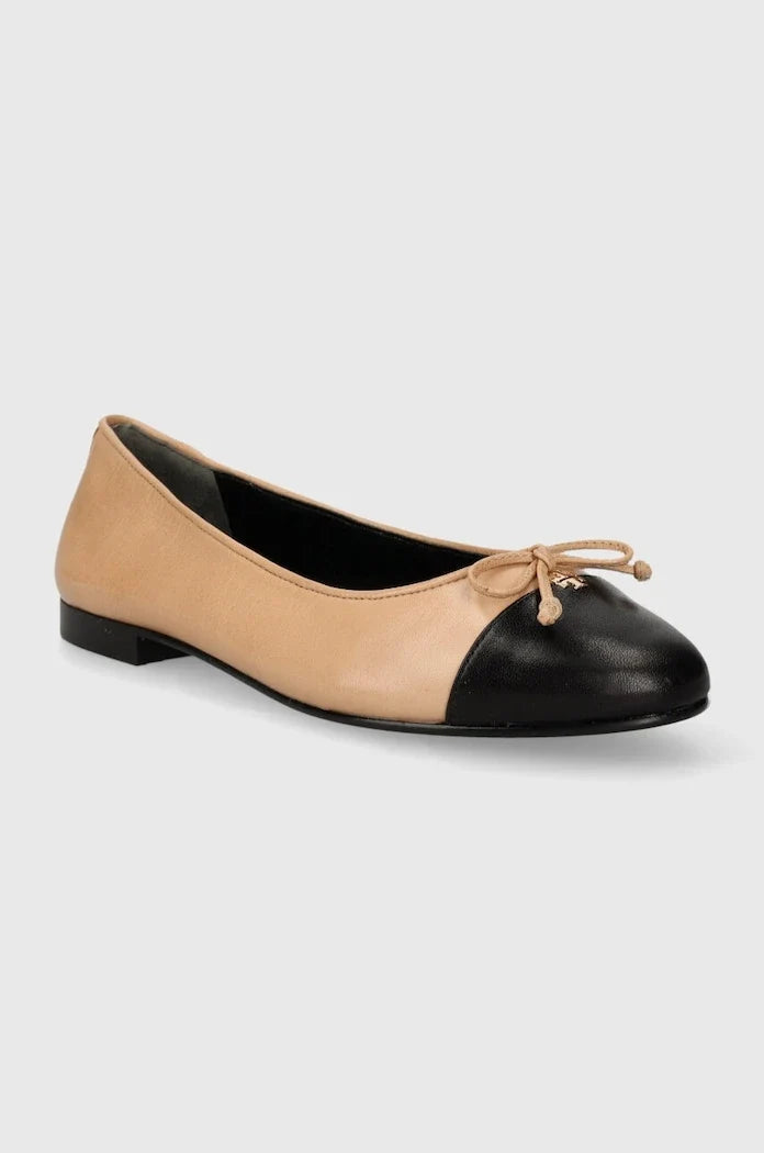 Tory Burch CAP-TOE BALLET Bailarinas de piel
