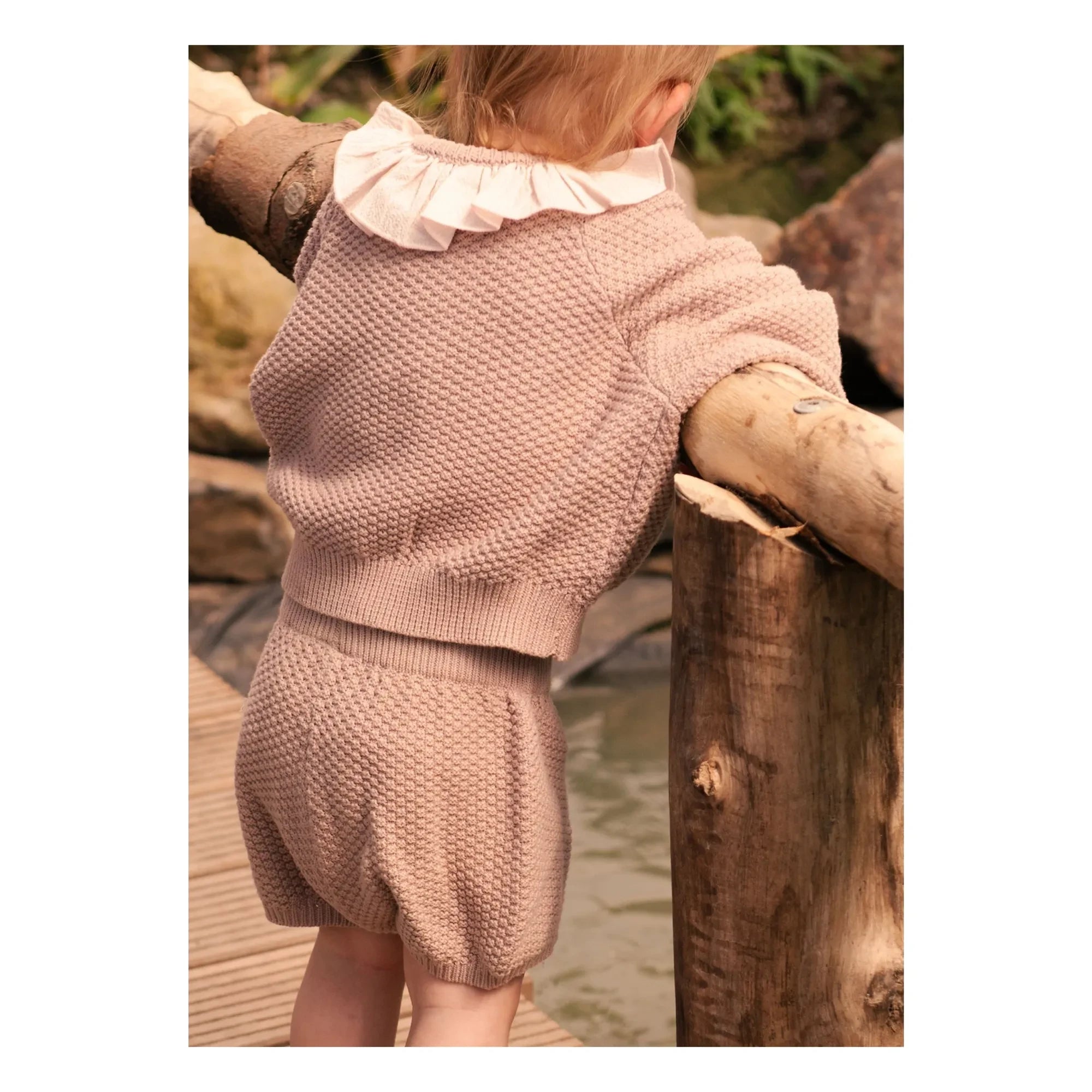 Donsje - Pantalones cortos Seloen Maille | Marrón