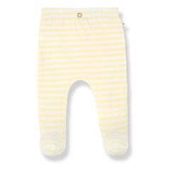 1+ in the family - Pantimedias de rayas Ros | Amarillo claro